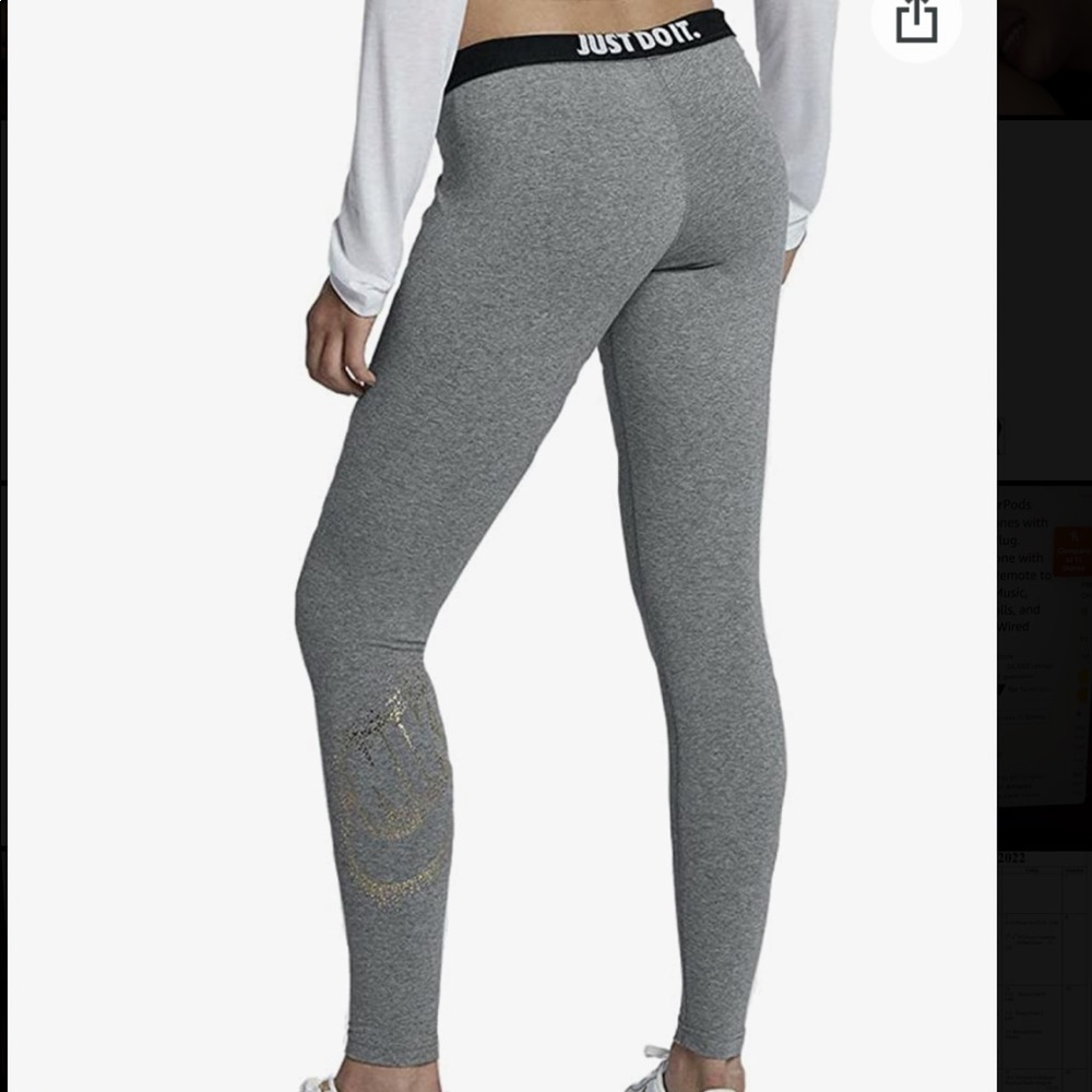 Gray Nike leggings